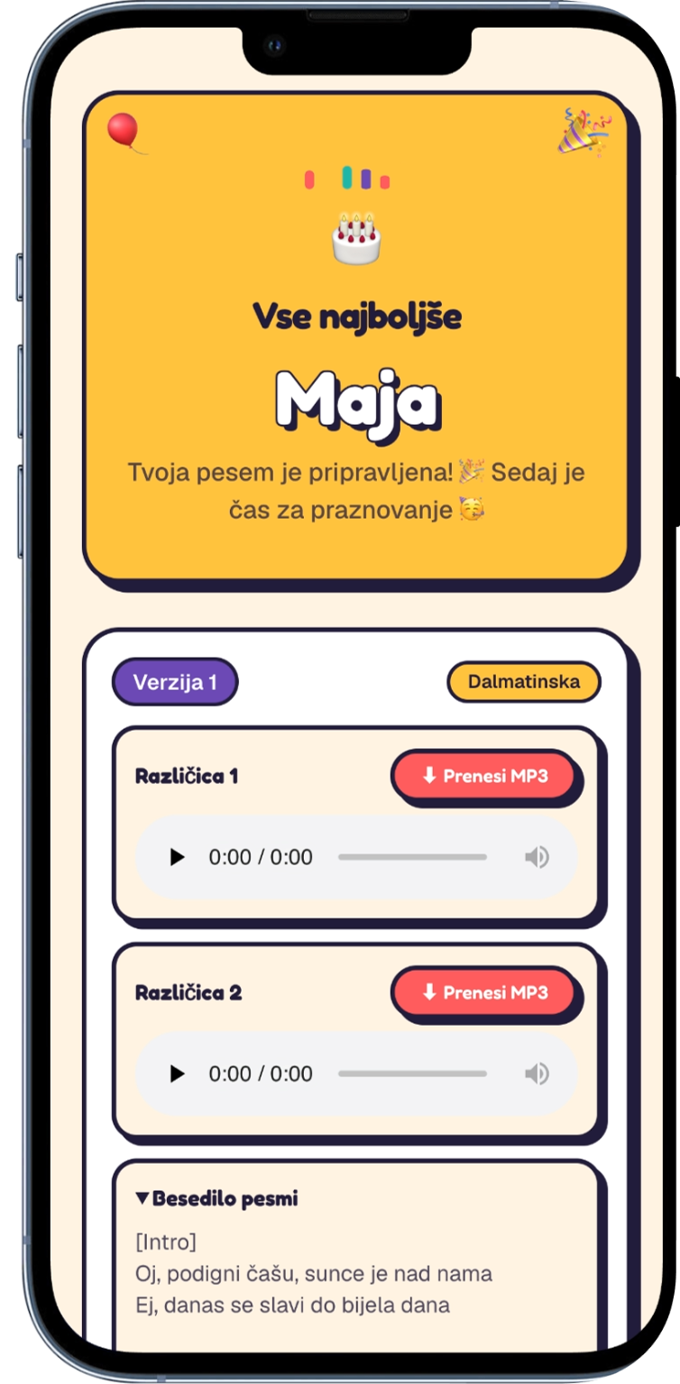 Podari pesem